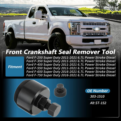 Front Crankshaft Seal Remover Tool for Ford F-250 F-350 F-450 6.7L (2011-2023)