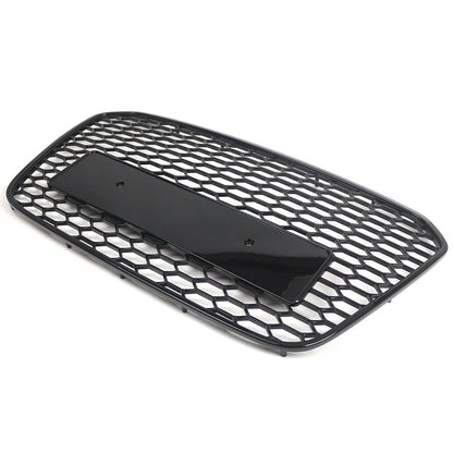 Front Bumper Mesh Grill for Audi A6 S6 C7 (2012-2015) Black