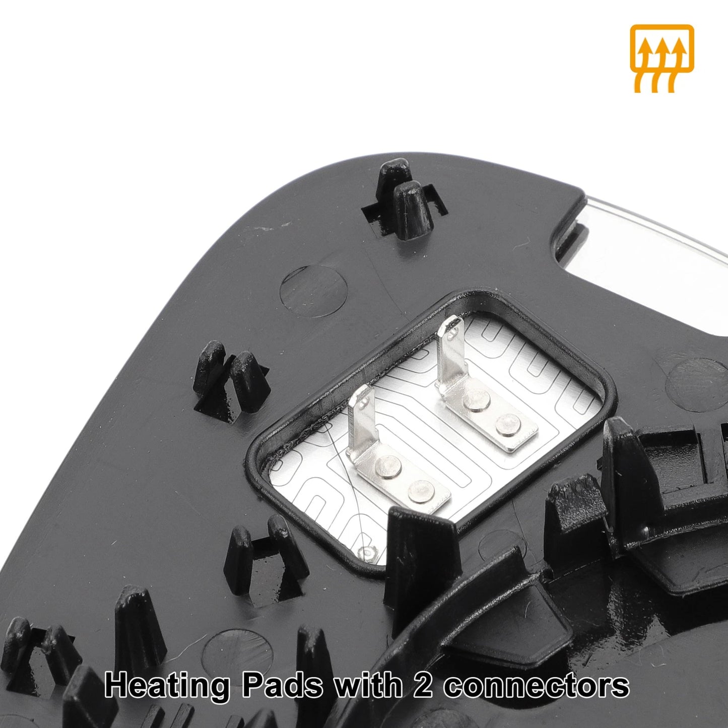 Left Side White Heated Mirror Glass for Porsche Panamera (2016-2020)