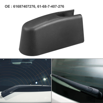 Rear Windshield Wiper Arm Nut Cap for BMW X3 2018-2024 (2 x Black)