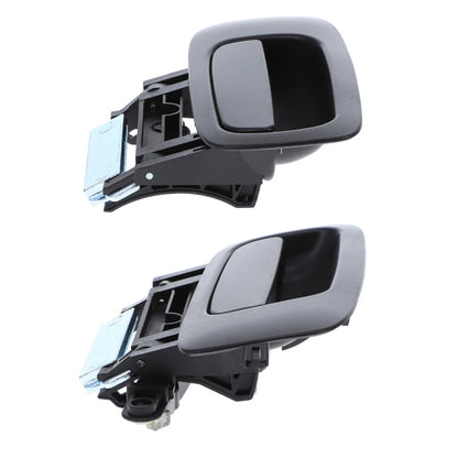 Outer Door Handle Set of 2 for Holden Astra (1998-2005) Black Rear Left & Right