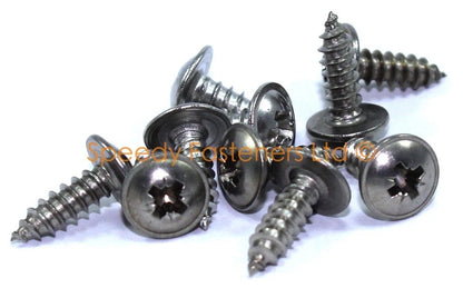 Screws 10x Stainless Steel Self Thread Cutter for Yamaha Motorcycle Fairing