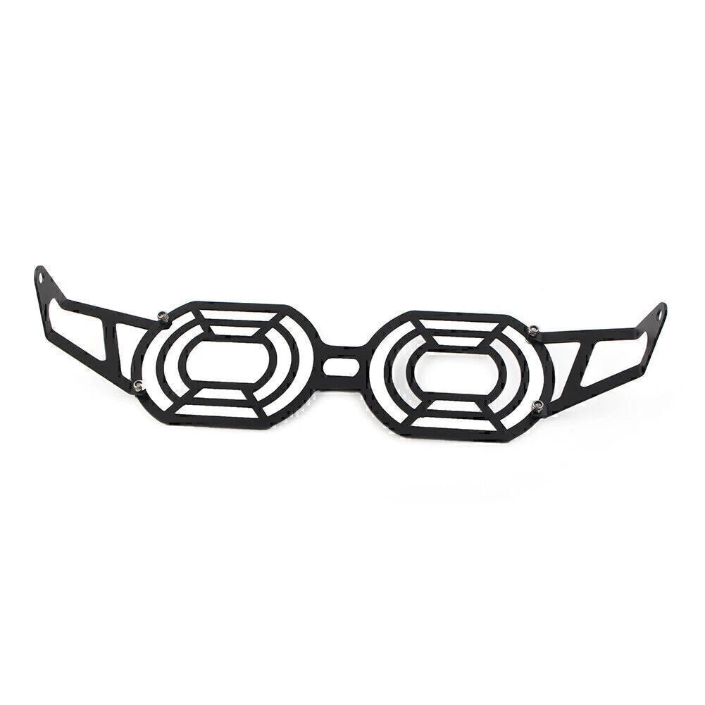 Black Iron Front Headlight Grille Guard for Moto Guzzi V85 TT (2018-2022)