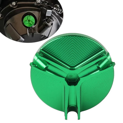 Engine Oil Filler Cap Cover Green for Kawasaki Z750 ZX6R ZX636 ZX10R (2004-2023)