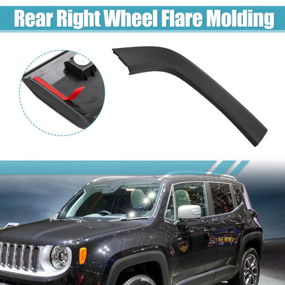Rear Right Fender Trim for Jeep Renegade (2015-2021) - Plastic Black