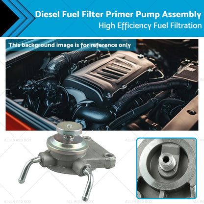 Diesel Fuel Filter Primer Pump Assembly for Toyota Hilux LN106R LN107R (1988-1997)