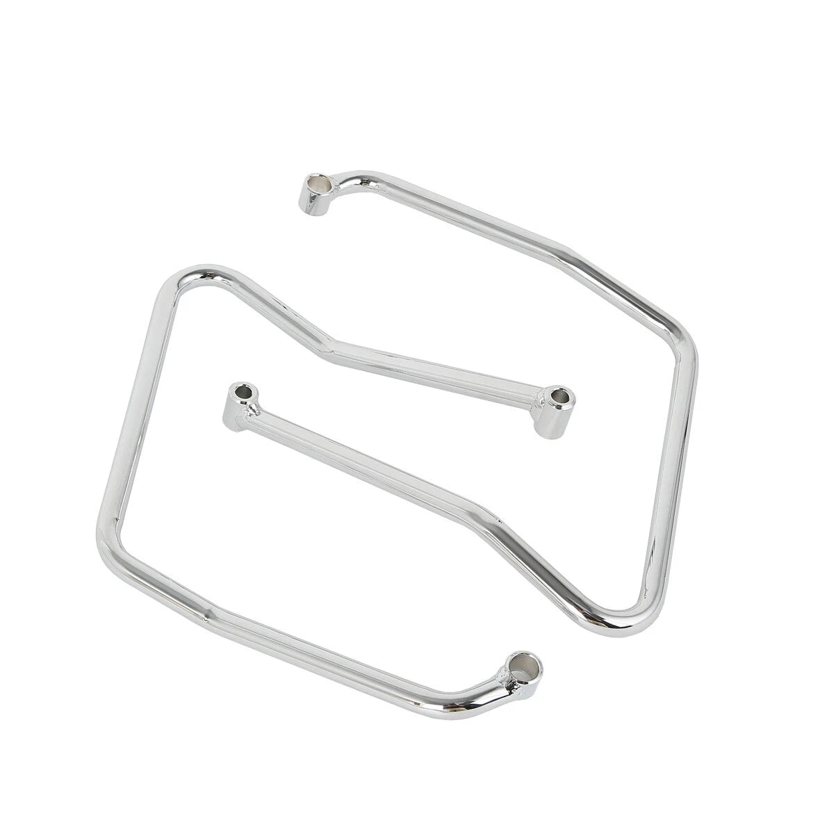 Chrome Saddlebag Support Brackets for Harley Sportster XL 883 1200 (2004-2016)