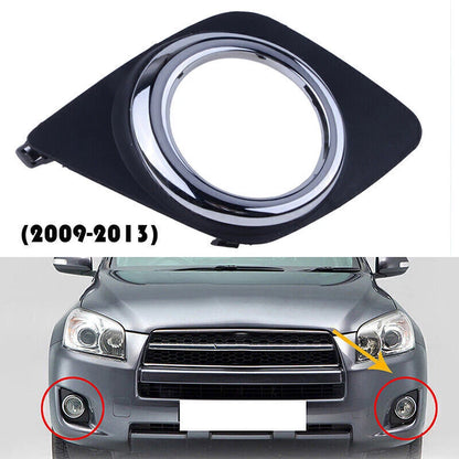 Front Left Bumper Fog Light Cover Trim for Toyota RAV4 (2009-2013)