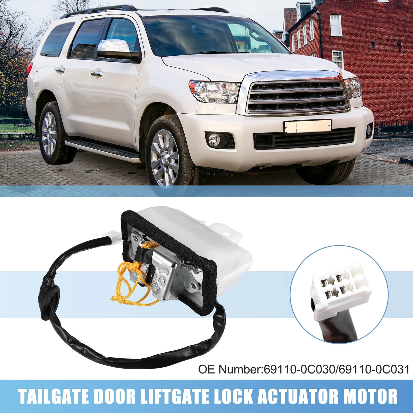 Tailgate Lock Trunk Latch Actuator for Toyota Sequoia (2008-2021)