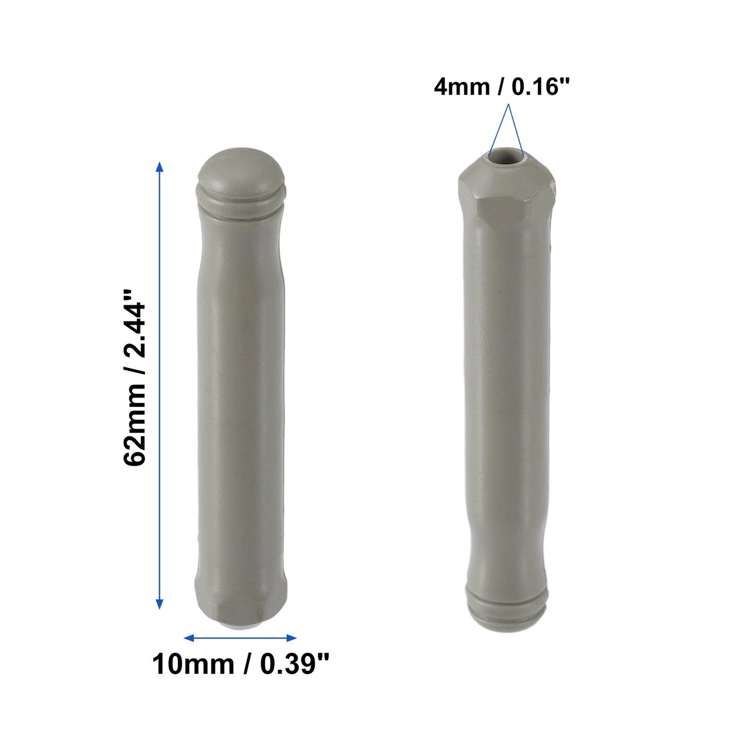 Auto Door Lock Rod Knob Gray for Honda Civic (1996-2000)
