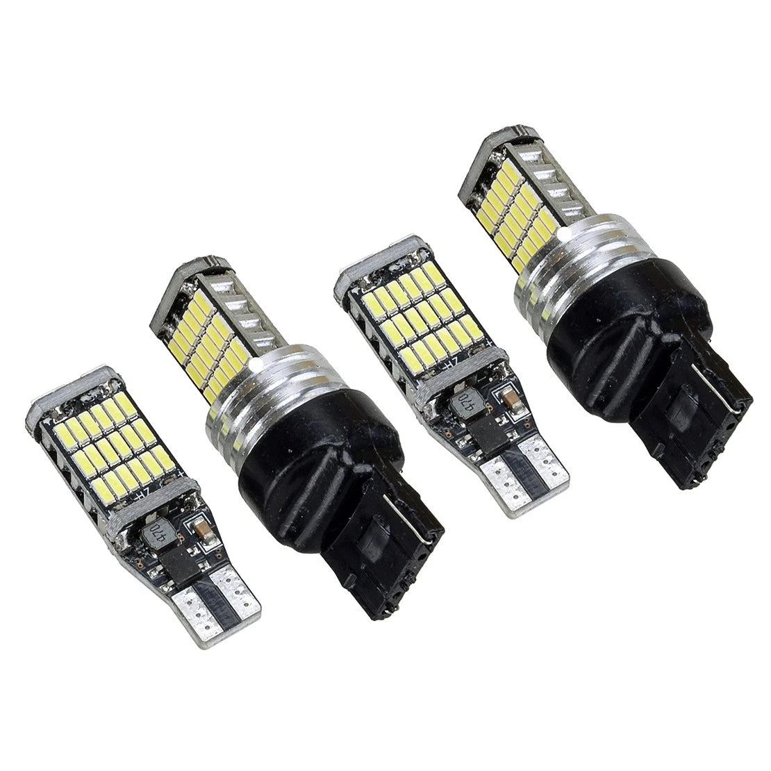 4x Bright White LED Backup Reverse Light Bulbs for Jeep Grand Cherokee (1999-2023)