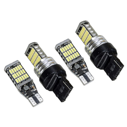 4x Bright White LED Backup Reverse Light Bulbs for Jeep Grand Cherokee (1999-2023)