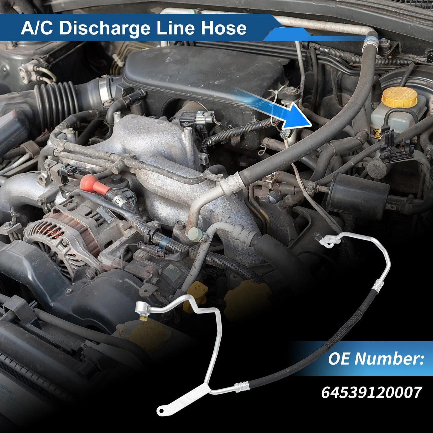 A/C Refrigerant Liquid Hose for BMW 740i (2009-2015)