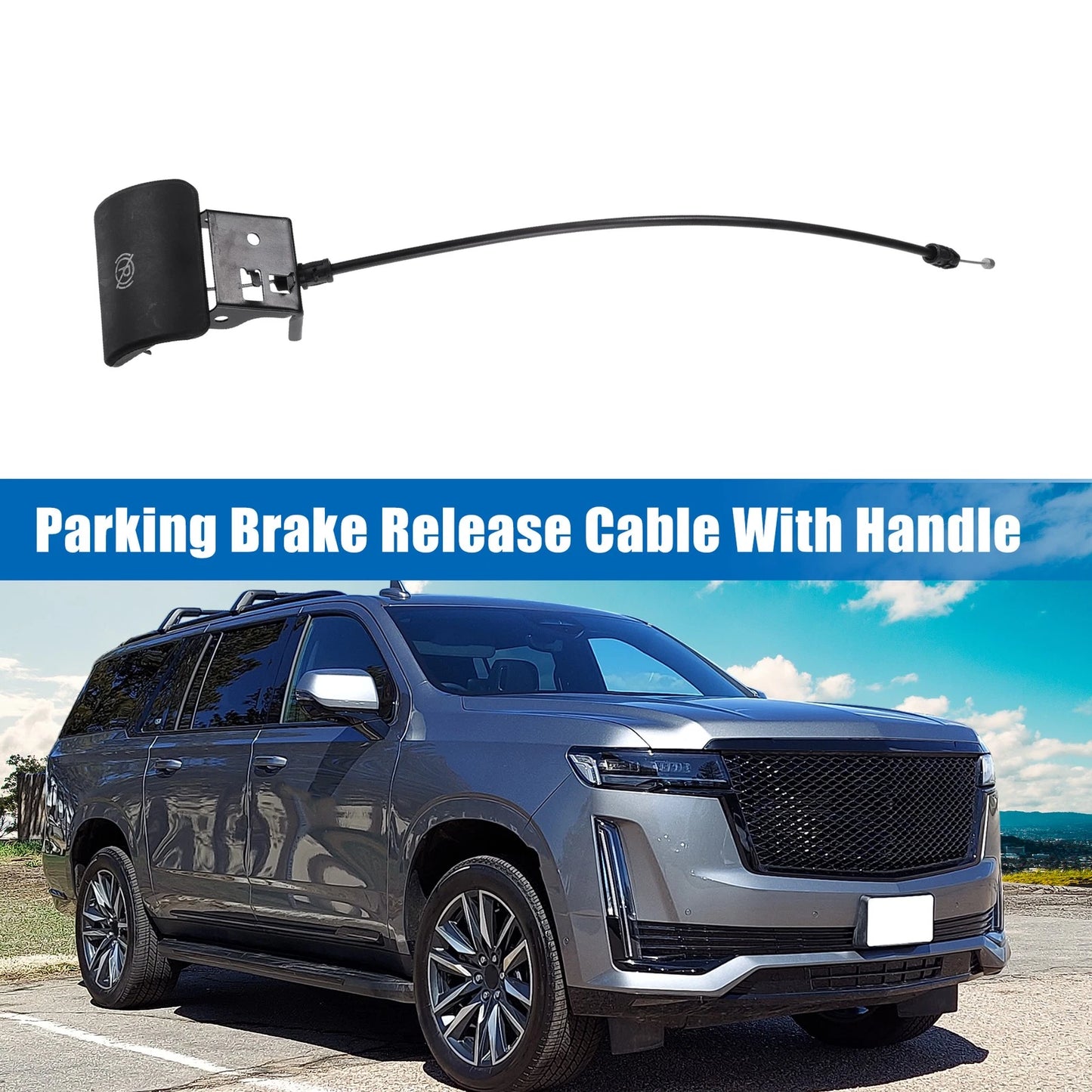 Parking Brake Release Cable with Handle for Cadillac Chevrolet GMC