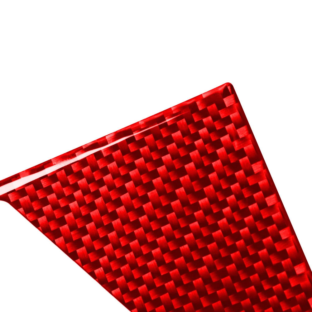 Carbon Fiber Red Gear Shift Panel Trim for Toyota Tundra (2014-2021)