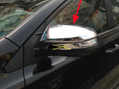 Chrome Side Mirror Cover Trim for Toyota RAV4 (2013-2018)