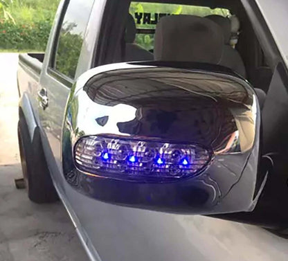 L.E.D Chrome Mirror Covers for Holden Rodeo (2002-2006)