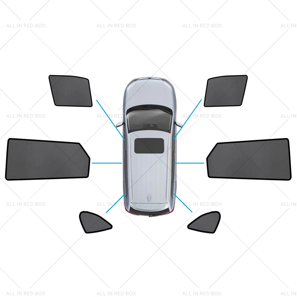 Magnetic Mesh Sun Blind Shades for Hyundai Tucson (2021-2024)