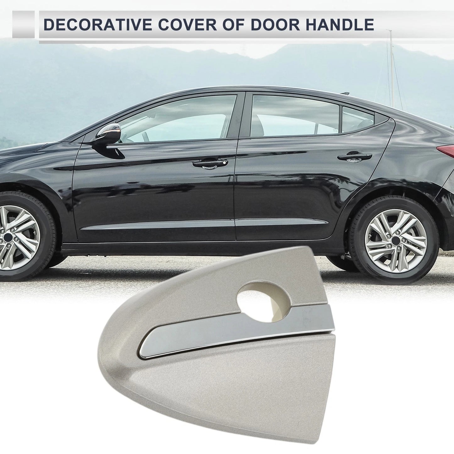 Front Left Door Handle Lock Cylinder Cover for Toyota Corolla (2003-2008)