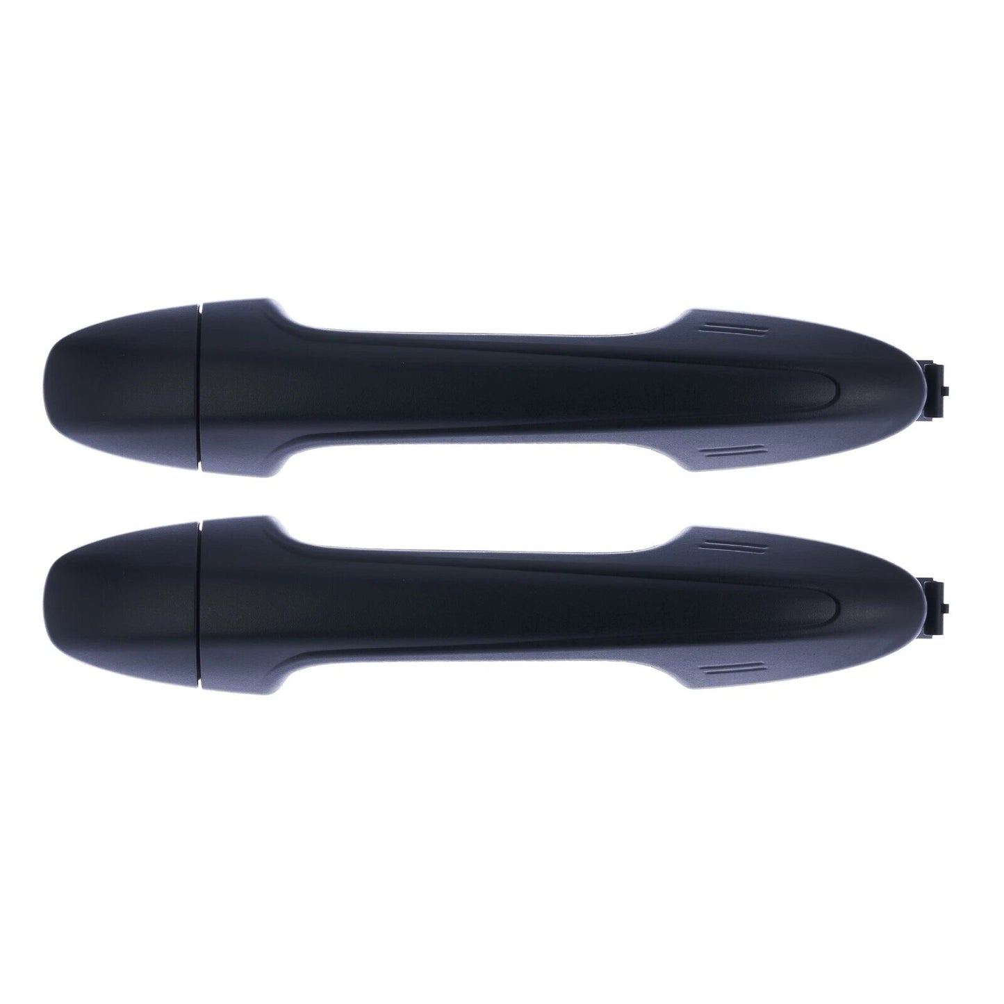 Set of 2 Rear Door Handles Outer Black for Toyota Hilux, RAV4 (2012-2020)
