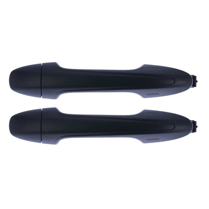 Set of 2 Rear Door Handles Outer Black for Toyota Hilux, RAV4 (2012-2020)