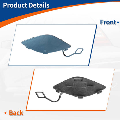 Front Car Bumper Tow Hook Cover for Mercedes-Benz E350 (2010-2014) Blue