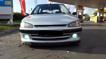 2 Piece Euro Front Bumper Splitter Spoilers for Peugeot 106 (1991-2003)
