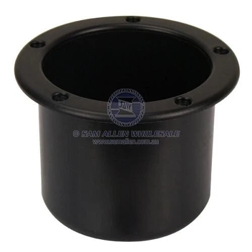 Drink Holder - Black Nylon Flush Mount for Boat, Caravan, RV