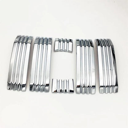 Chrome Front Center Grille Cover Trim for Toyota Land Cruiser Prado (2018-2021)