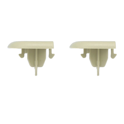 Beige Sun Visor Cap Clips for Ford Edge (2015-2023)