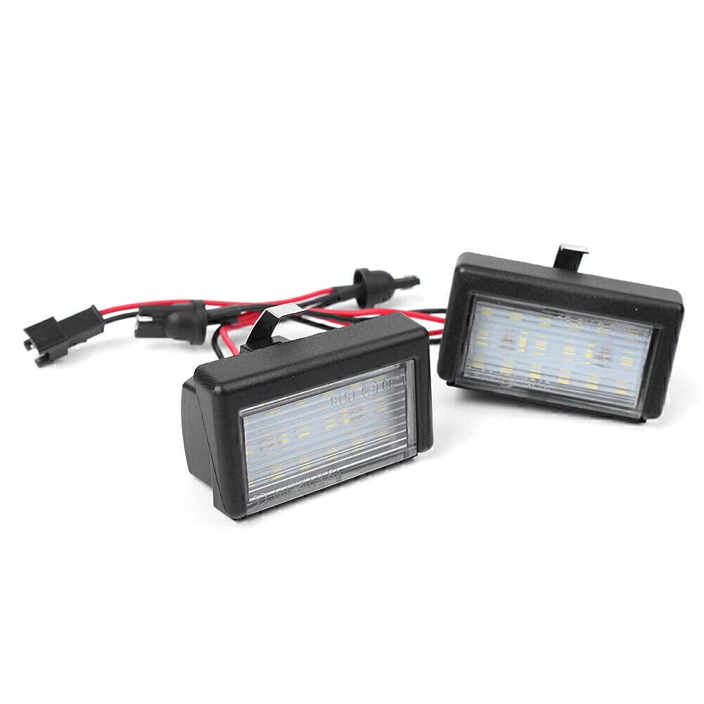 2 x White Error Free LED License Plate Lights for Benz ML W164 (2006-2011)