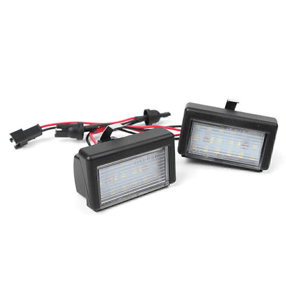 2 x White Error Free LED License Plate Lights for Benz ML W164 (2006-2011)