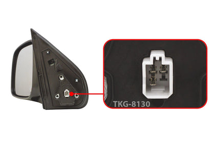 LH Electric Side Mirror Black for Isuzu D-Max (2003-2011)