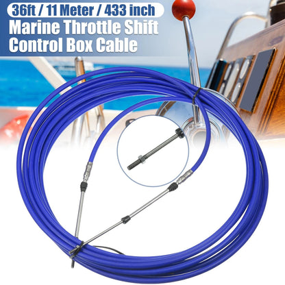 Remote Control Box Cable 1x36ft-433in for Yamaha Blue