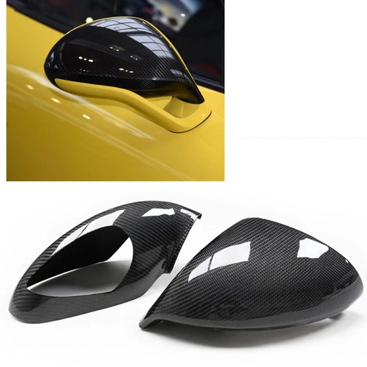 2 x AutoTecknic Carbon Fiber Mirror Covers for Porsche 911 Turbo (2016-2023)
