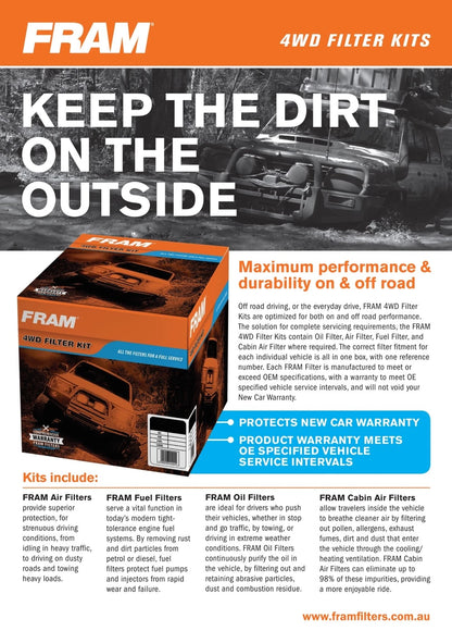 Air Oil Fuel Filter Service Kit for Hilux Surf KZN185 (1995–2000)