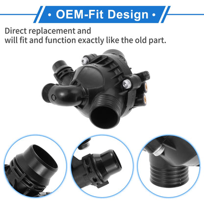 Engine Coolant Thermostat Housing for BMW E70 E71 X5 X6 (2007-2010)