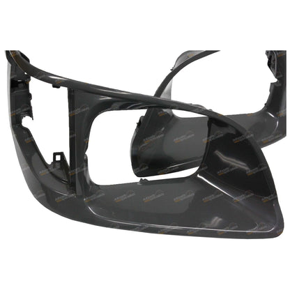 LH+RH Dark Grey Headlight Surround Pair for Toyota Hiace (1998–2005)