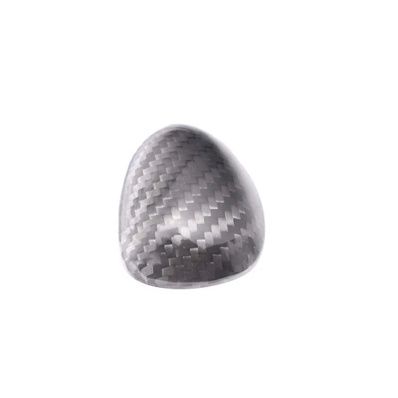 Real Carbon Fiber Gear Shift Head Knob Cover Trim Fit For Cadillac ATS XTS