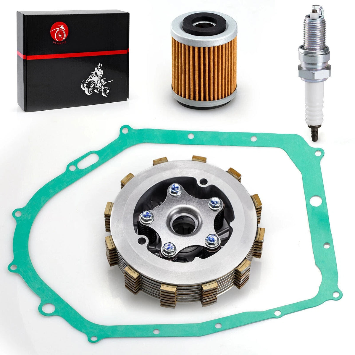 Heavy Duty Clutch Assembly Kit & Gasket for Yamaha Raptor 350 (2004–2013)