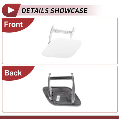 Front Left Washer Nozzle Cover Cap for BMW 740i (2011-2015) White