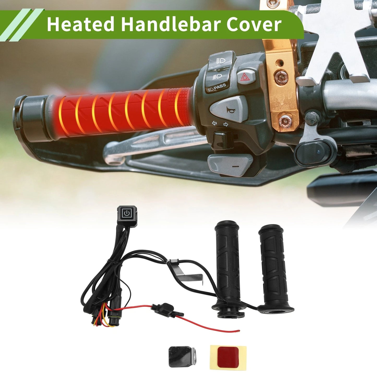 12V / 3 Gear / Hand Grips Cover for Motorcycle