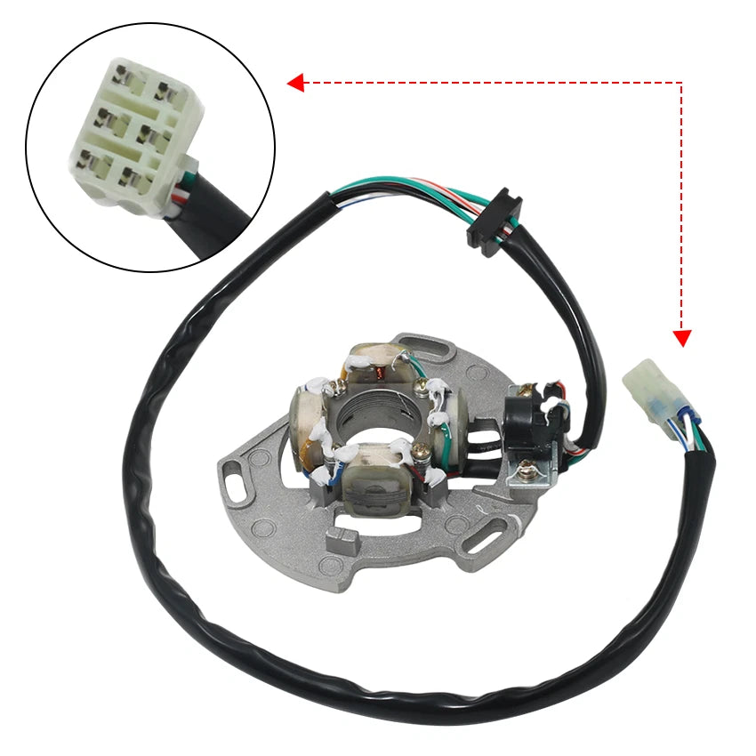 Magneto Generator Stator Coil for KTM 105 XC, 85 XC, 65 SX, 105 SX, 85 SX, 65 XC (2003-2023)