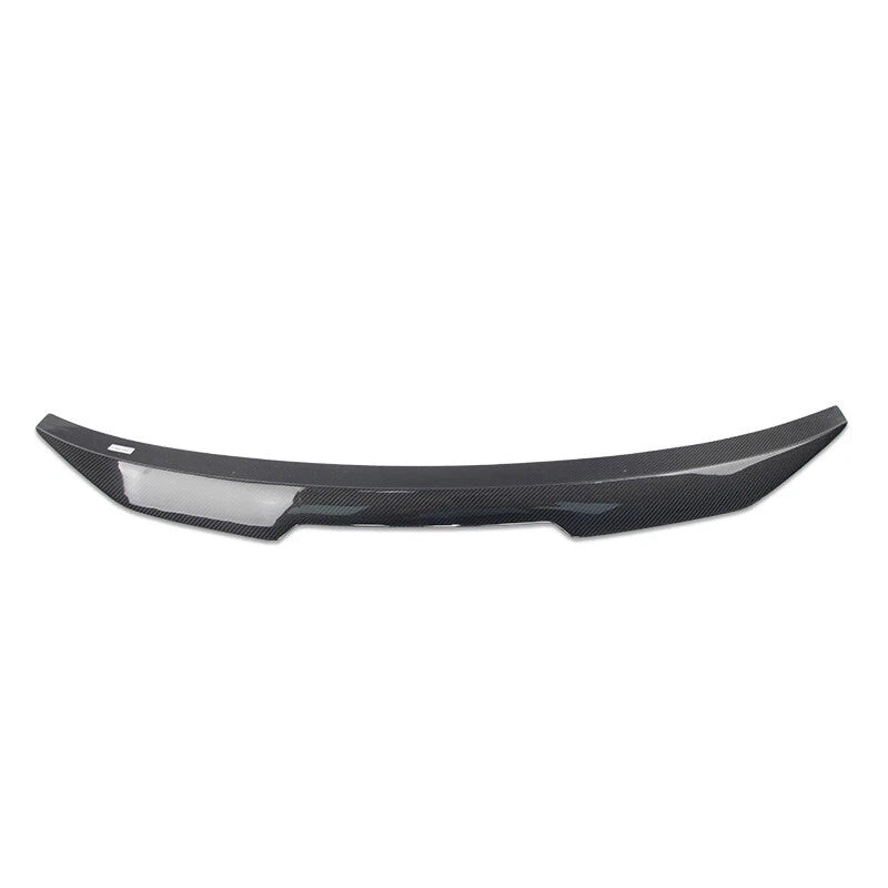 Real Carbon Fiber Stick-on Rear Wing Trunk Spoiler for Audi A6 S6 C7 2012-2018