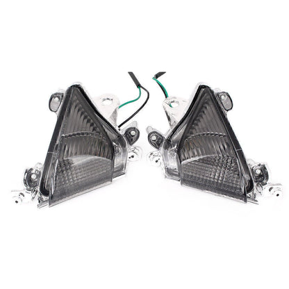 Smoke Front Turn Signal Light Lens Cover for Kawasaki Ninja ZX-10R (2004-2005)