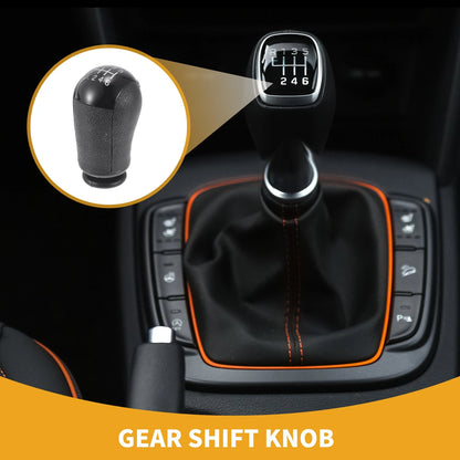 6 Speed Manual Gear Shifter Knob for Ford Focus (2005-2012) Black/White