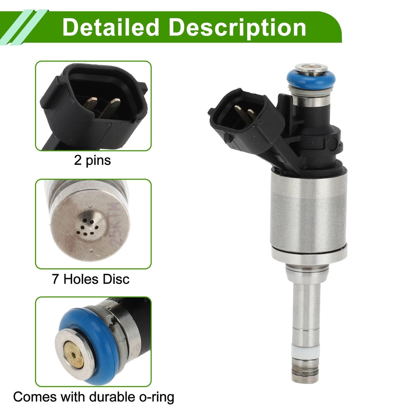 Fuel Injector for Nissan Juke 1.6L (2011-2017) 1 x Black
