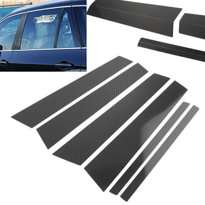 Carbon Fiber B Pillar Trim Covers for BMW X1 (2011-2015)