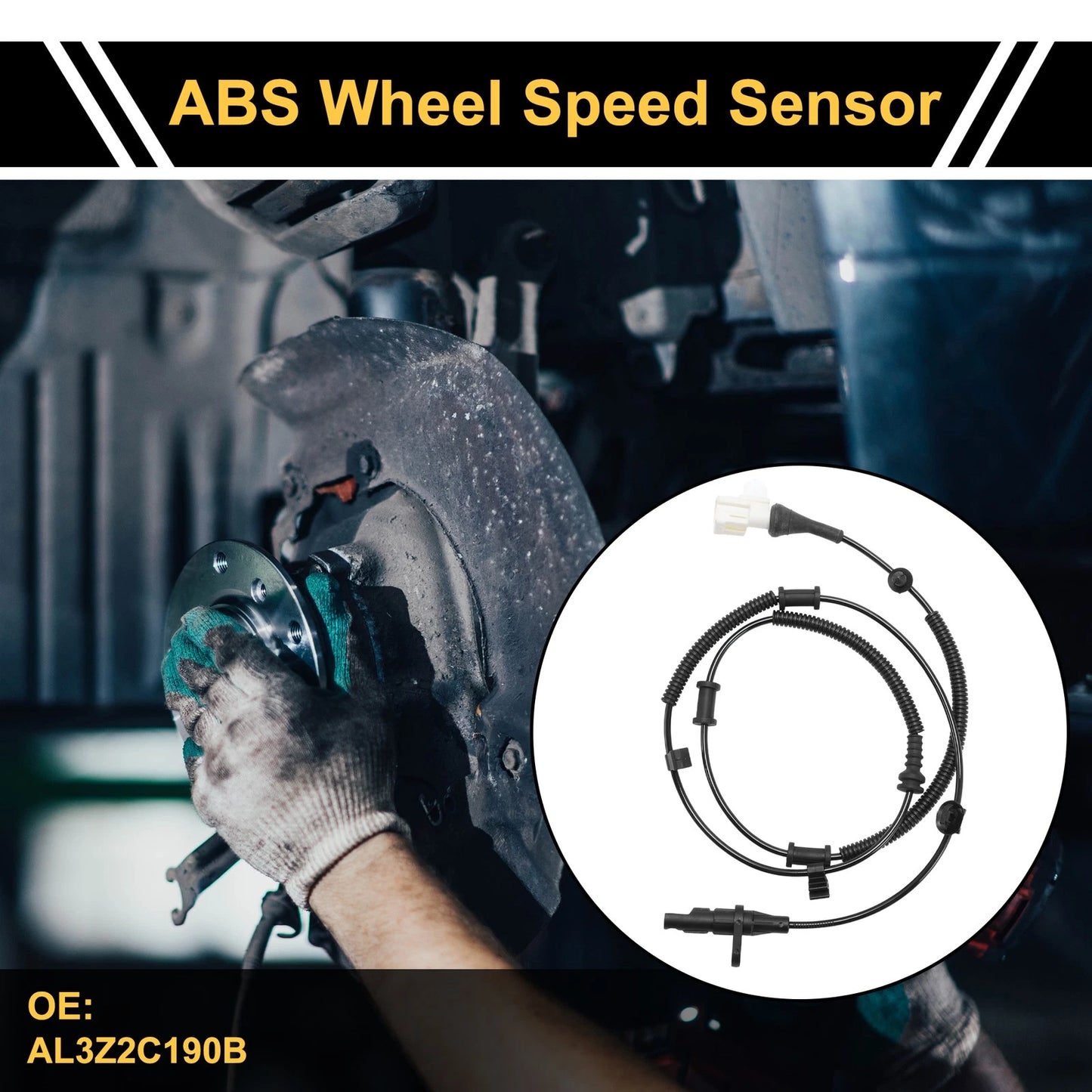 ABS Wheel Speed Sensor for Ford F-150 (2010) Rear Left
