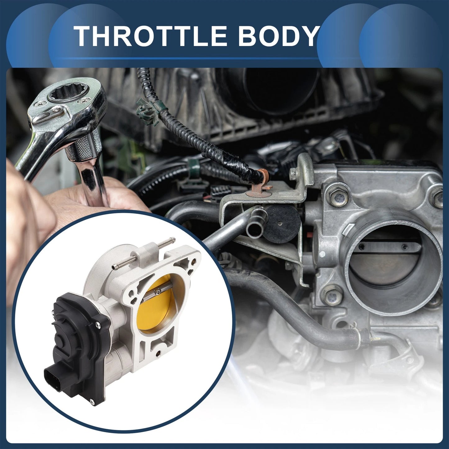 Throttle Body for Chevy Avalanche Express Silverado